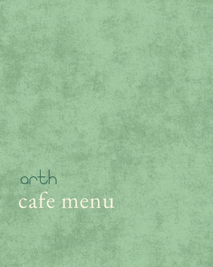 Arth Cafe Menu