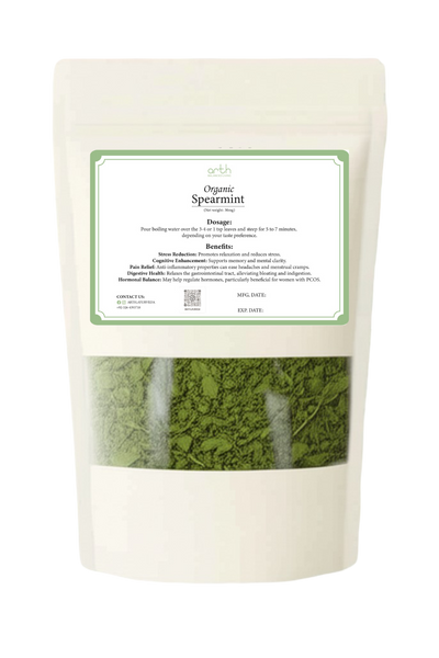 Organic spearmint tea