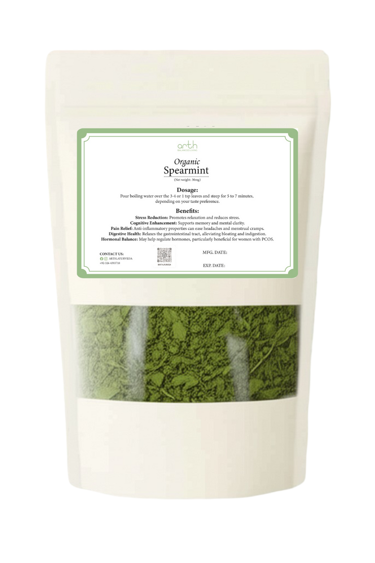 Organic spearmint tea